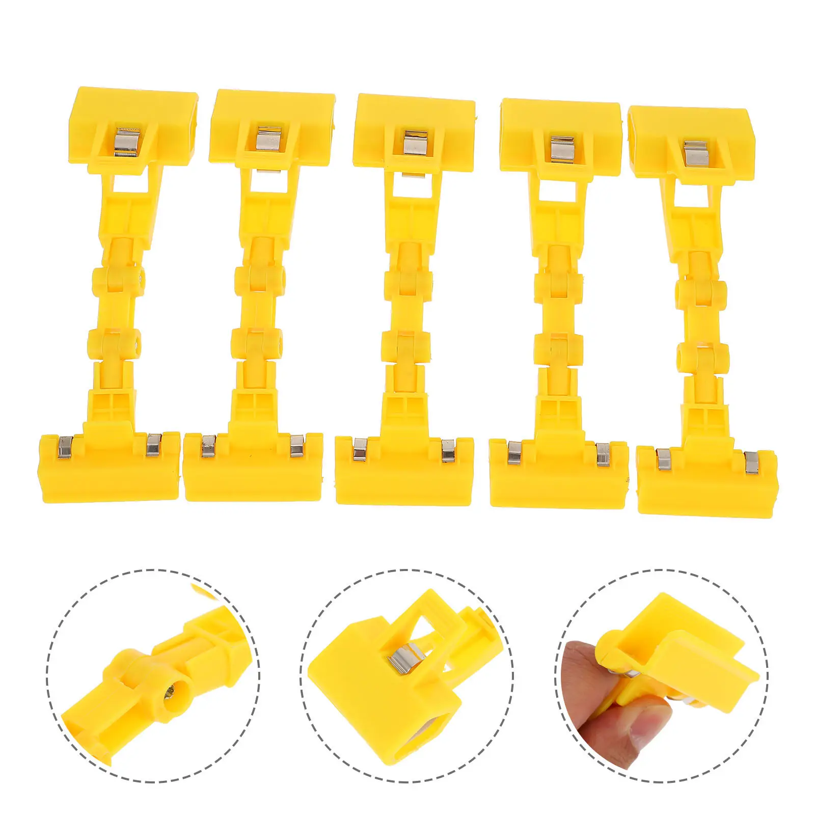 5Pcs Double Head Painting Clip Premium Plastic Rotatable 360 Degree Art Drawing Board Clip for Sketching Copying Photos Phones
5Pcs Double Head Painting Clip Premium Plastic Rotatable 360 Degree Art Drawing Board Clip for Sketching Copying Photos Phones