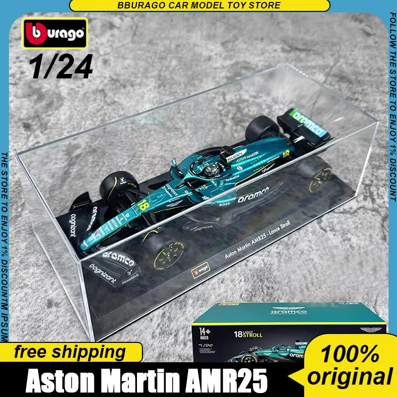 New In Stock Bburago 1:24 Aston Martin Amr25 #14 #18 Fernando Alonso F1 Formula 1 Diecast Racing Car Model Collectible Toys Gift
New In Stock Bburago 1:24 Aston Martin Amr25 #14 #18 Fernando Alonso F1 Formula 1 Diecast Racing Car Model Collectible Toys Gift
