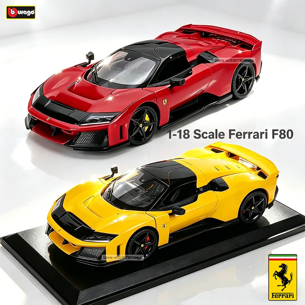 Bburago 1:18 2024 Ferrari F80 Alloy Luxury Vehicle Diecast Cars Model Toy Collection Gift for boys Die cast alloy car model
Bburago 1:18 2024 Ferrari F80 Alloy Luxury Vehicle Diecast Cars Model Toy Collection Gift for boys Die cast alloy car model