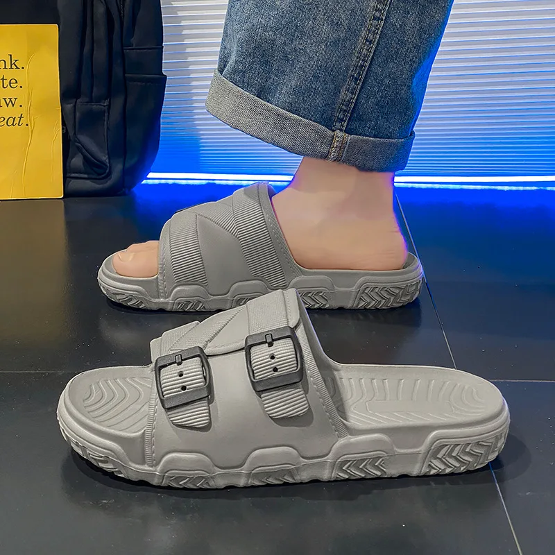 New Men's Slippers Bath Anti Slip and Wear-resistant Summer Comfort Slippers Men's Outdoor Wear Sports and Leisure Beach Sandals
New Men's Slippers Bath Anti Slip and Wear-resistant Summer Comfort Slippers Men's Outdoor Wear Sports and Leisure Beach Sandals