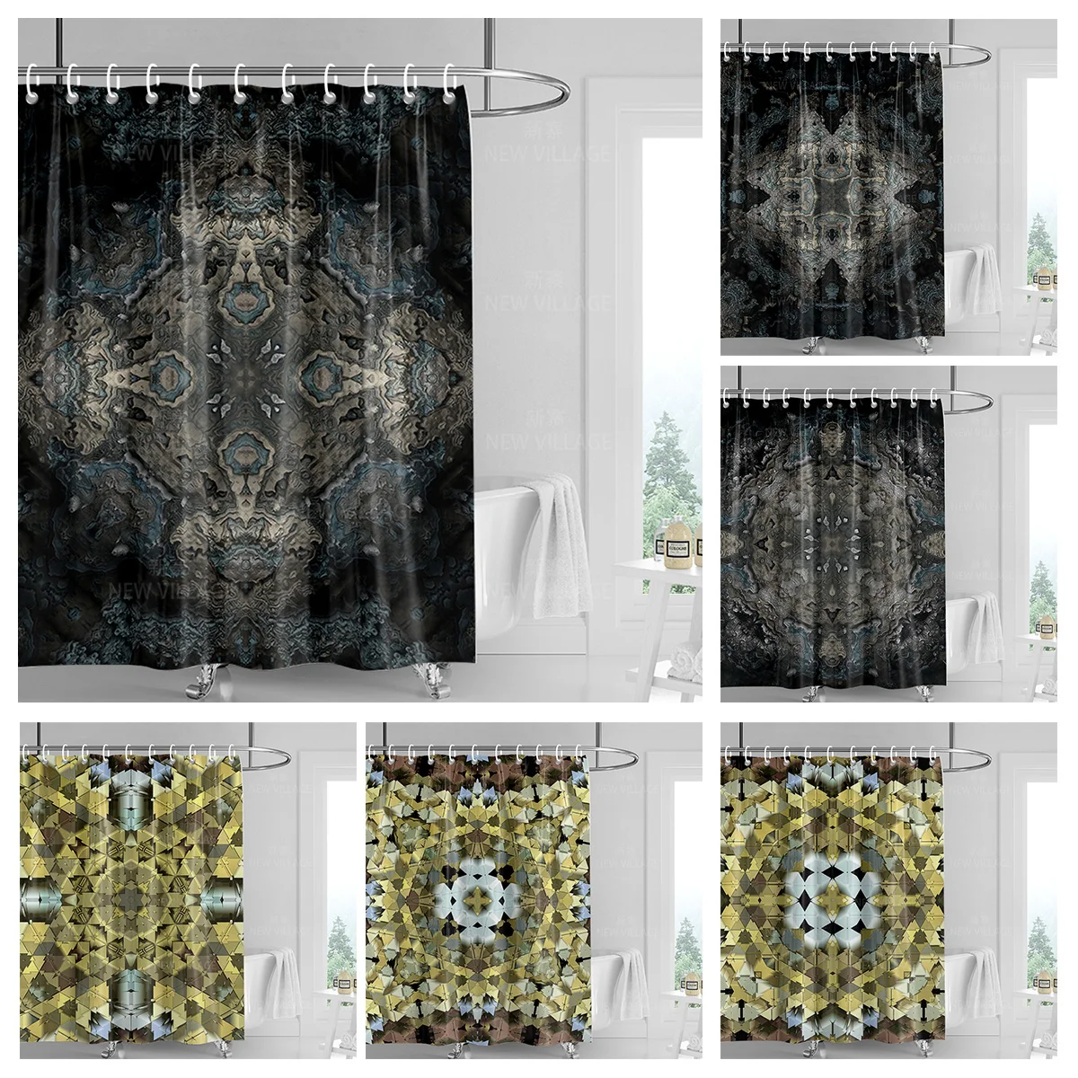 Home decoration shower curtains bathroom waterproof curtain fabric Living Room Modern Nordic Modern geometric pattern simple
Home decoration shower curtains bathroom waterproof curtain fabric Living Room Modern Nordic Modern geometric pattern simple
