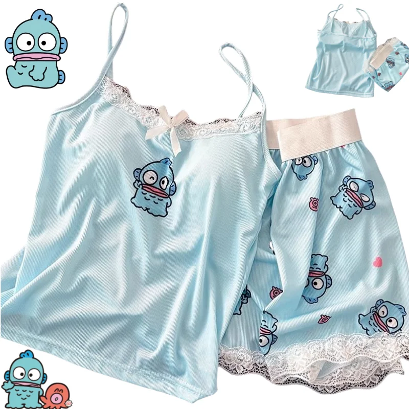 Новая милая майка без рукавов с героями мультфильмов Hangyo Don, индивидуальная сексуальная пижама с нагрудными подушечками, комплект домашней одежды для девочек, праздничные подарки
Новая милая майка без рукавов с героями мультфильмов Hangyo Don, индивидуальная сексуальная пижама с нагрудными подушечками, комплект домашней одежды для девочек, праздничные подарки