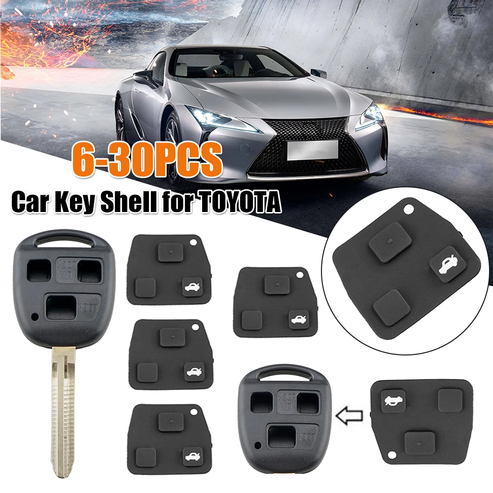 Silicone Remote Car Key Cover Replaceable Remote Key Case Anti-collision Car Key Button Pad Wear-resistant for TOYOTA
Silicone Remote Car Key Cover Replaceable Remote Key Case Anti-collision Car Key Button Pad Wear-resistant for TOYOTA