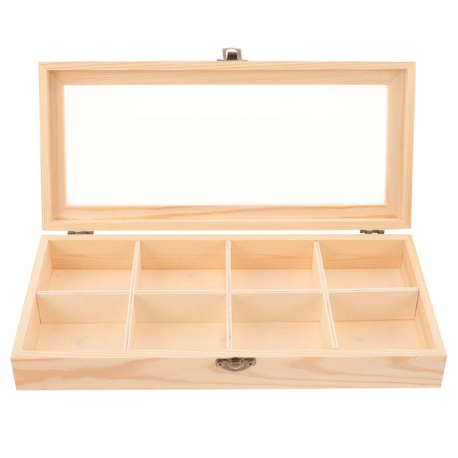 Wooden Tea Bag Box 29x13x5cm Eight Compartments Glass Container ganizer Storage Home Travel Practical Solution
Wooden Tea Bag Box 29x13x5cm Eight Compartments Glass Container ganizer Storage Home Travel Practical Solution