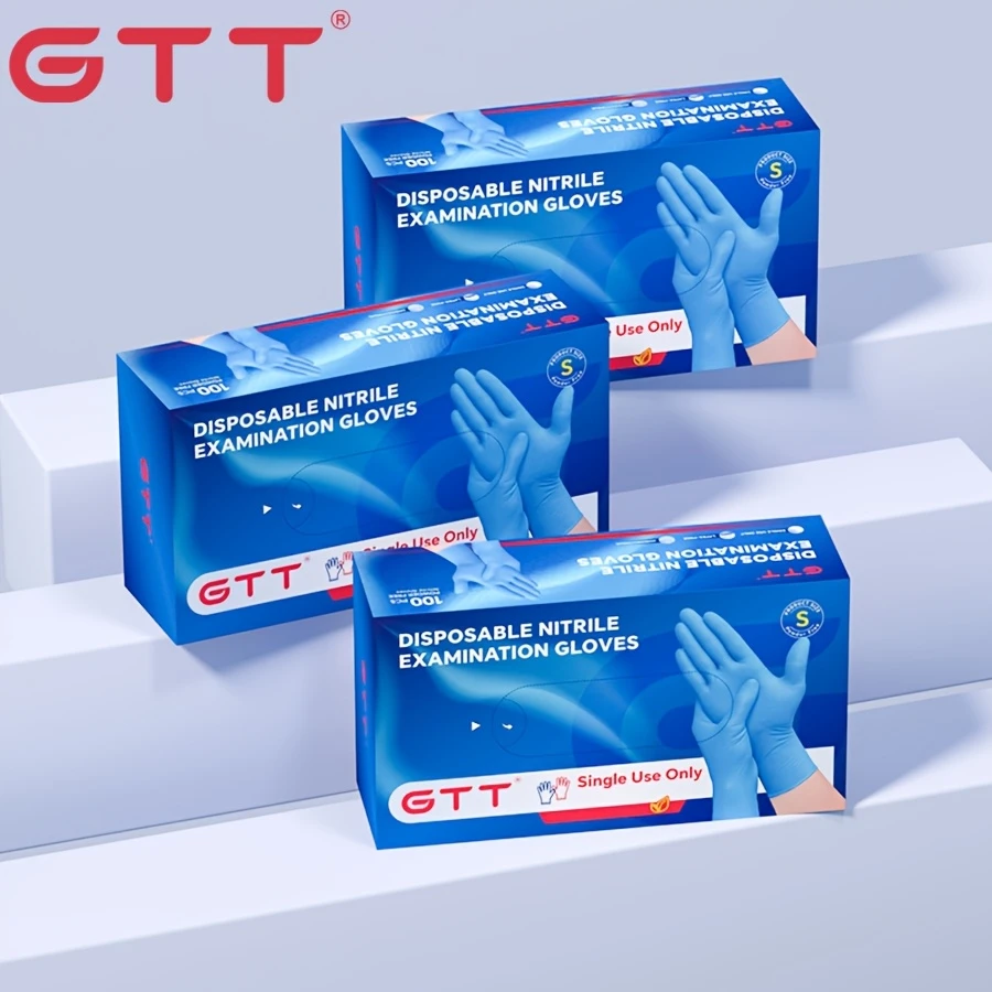 300pcs disposable blue nitrile gloves, powder free and latex free, household cleaning food grade gloves, 100 pieces per box
300pcs disposable blue nitrile gloves, powder free and latex free, household cleaning food grade gloves, 100 pieces per box