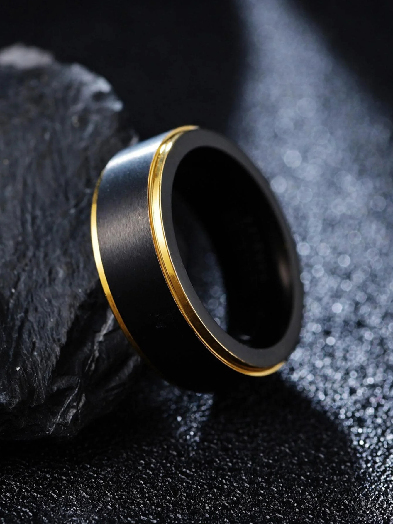 Stainless Steel Two Tone Black And Gold Plated Ring For Men Fashion Jewelry Gift
Stainless Steel Two Tone Black And Gold Plated Ring For Men Fashion Jewelry Gift