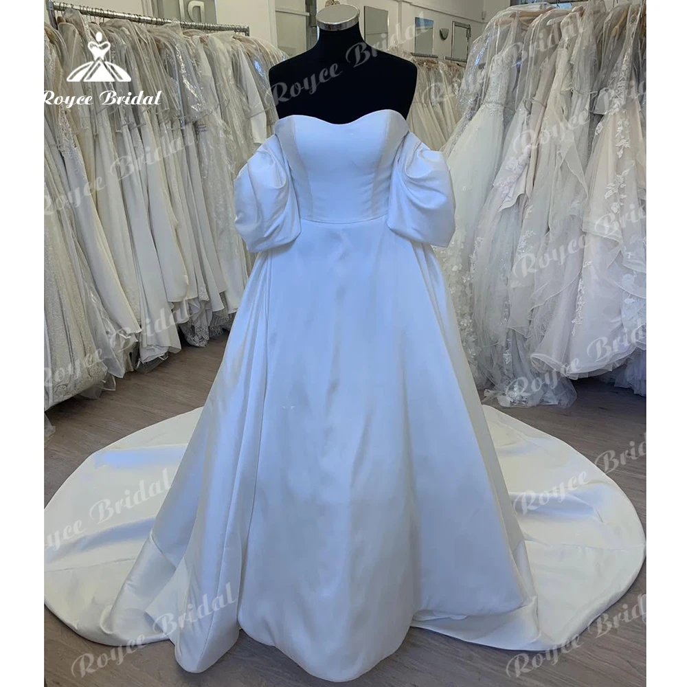 Roycebridal Милая Свадебные платья с открытыми плечами 2025 Атласная часовня со шлейфом Vestidos Платье в стиле бохо Вечерние платья по индивидуальному заказу
Roycebridal Милая Свадебные платья с открытыми плечами 2025 Атласная часовня со шлейфом Vestidos Платье в стиле бохо Вечерние платья по индивидуальному заказу