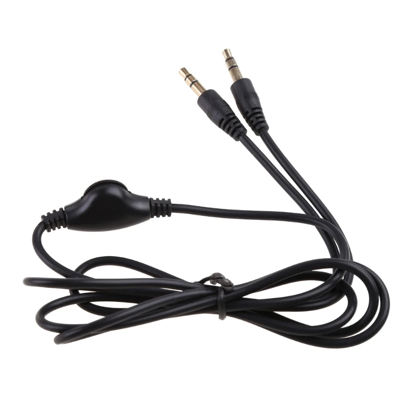 3.5mm Male to Male Stereo Headphone Extension Cable Cord with Volume Control Black Extension Cord Wire Wear Drop Shipping
3.5mm Male to Male Stereo Headphone Extension Cable Cord with Volume Control Black Extension Cord Wire Wear Drop Shipping
