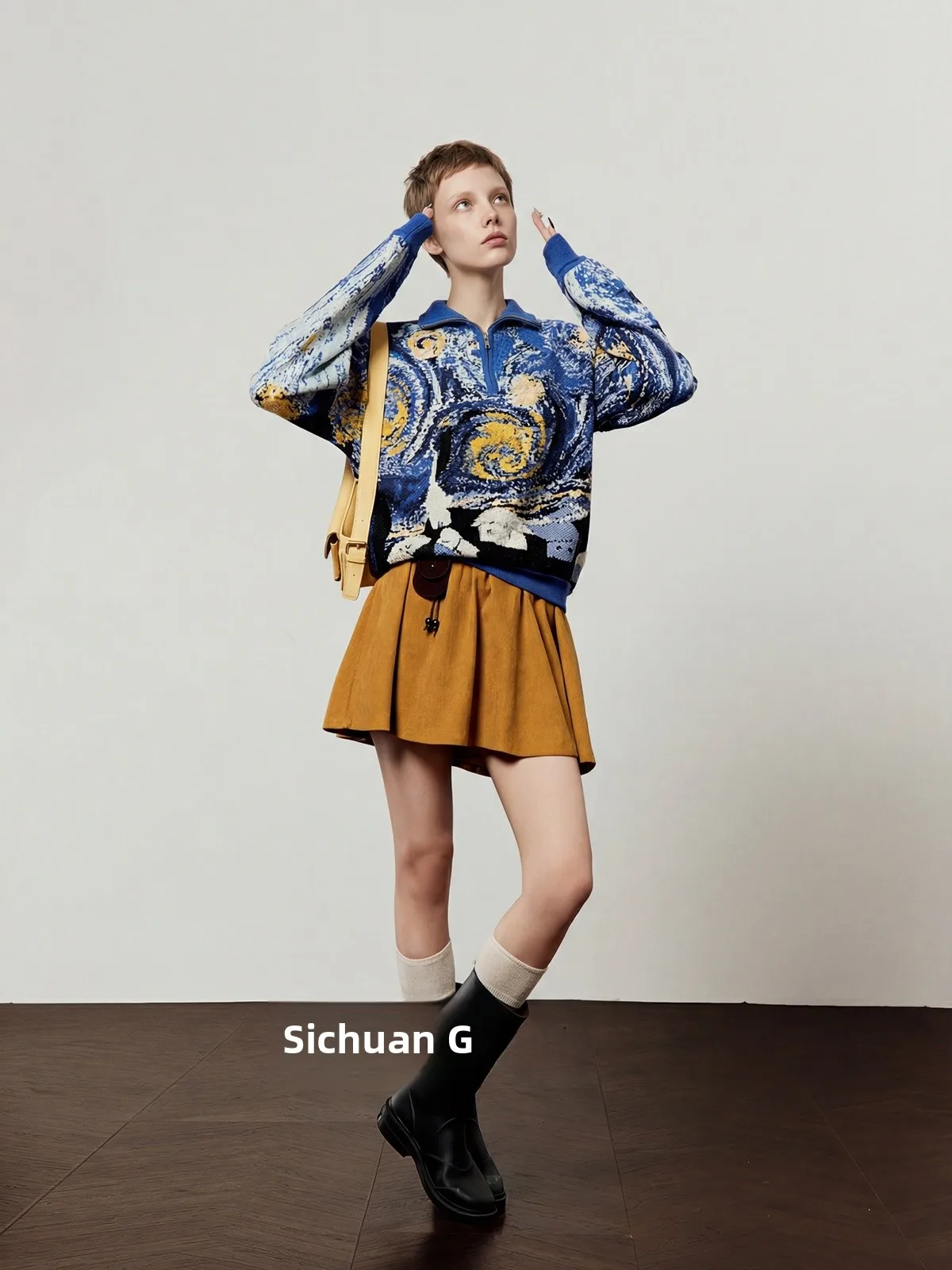 Синий вязаный топ женский, весна 2026, новинка, с воротником-стойкой, вышивкой, винтажный, свободный крой, с длинными рукавами, термо, стандартный крой
Синий вязаный топ женский, весна 2026, новинка, с воротником-стойкой, вышивкой, винтажный, свободный крой, с длинными рукавами, термо, стандартный крой