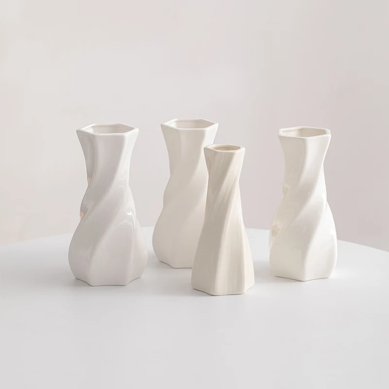 Ceramic dried flower vase - White - Nordic minimalist modern flower arrangement decorative piece - Flower container
Ceramic dried flower vase - White - Nordic minimalist modern flower arrangement decorative piece - Flower container