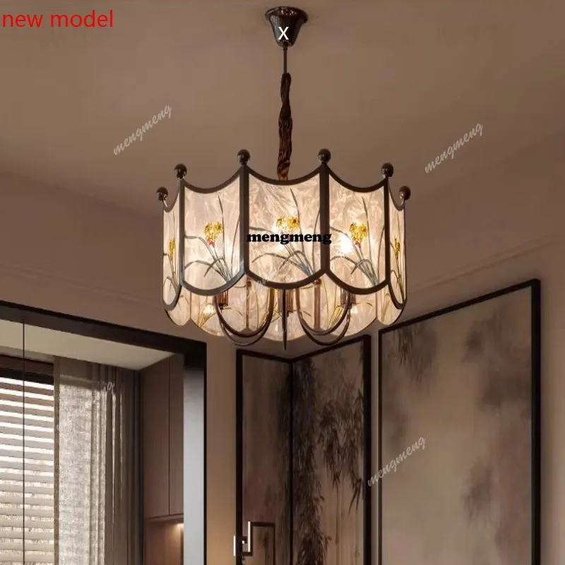 M138Living room chandelier Song Dynasty aesthetic retro new Chinese style hall main lamp dining room lamp
M138Living room chandelier Song Dynasty aesthetic retro new Chinese style hall main lamp dining room lamp