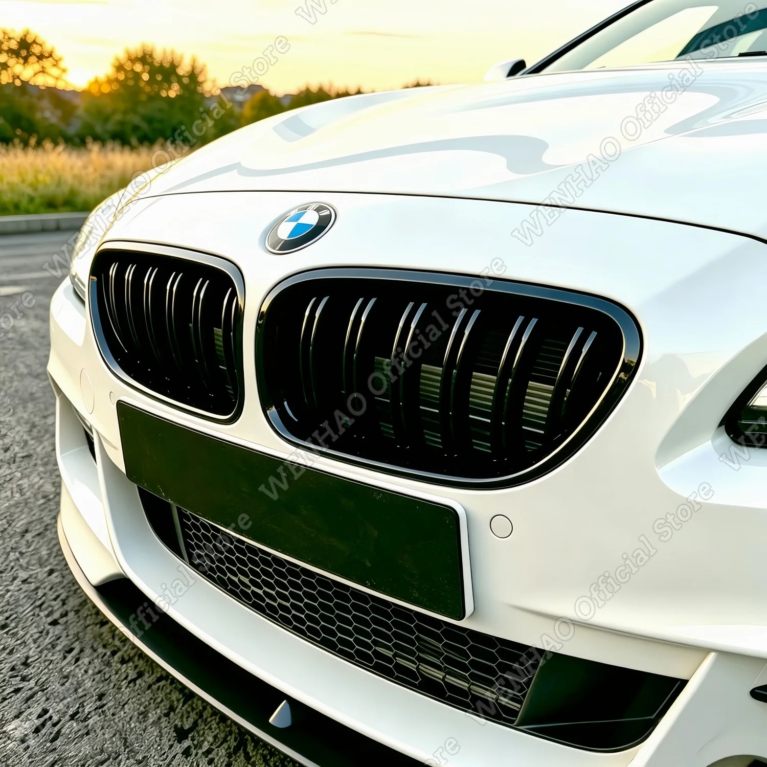 Gloss Black Double Line Car Front Bumper Racing Grills Kidney For BMW 6 Series F06 F12 F13 2012-2016 Grills Body Kits
Gloss Black Double Line Car Front Bumper Racing Grills Kidney For BMW 6 Series F06 F12 F13 2012-2016 Grills Body Kits