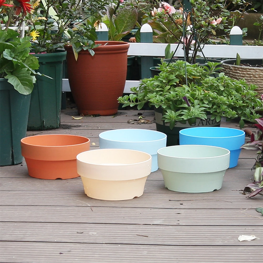 3pcs Plastic Flower Pot Imitation Clay Planter with Drainage Hole for Succulents Balcony Garden Container
3pcs Plastic Flower Pot Imitation Clay Planter with Drainage Hole for Succulents Balcony Garden Container