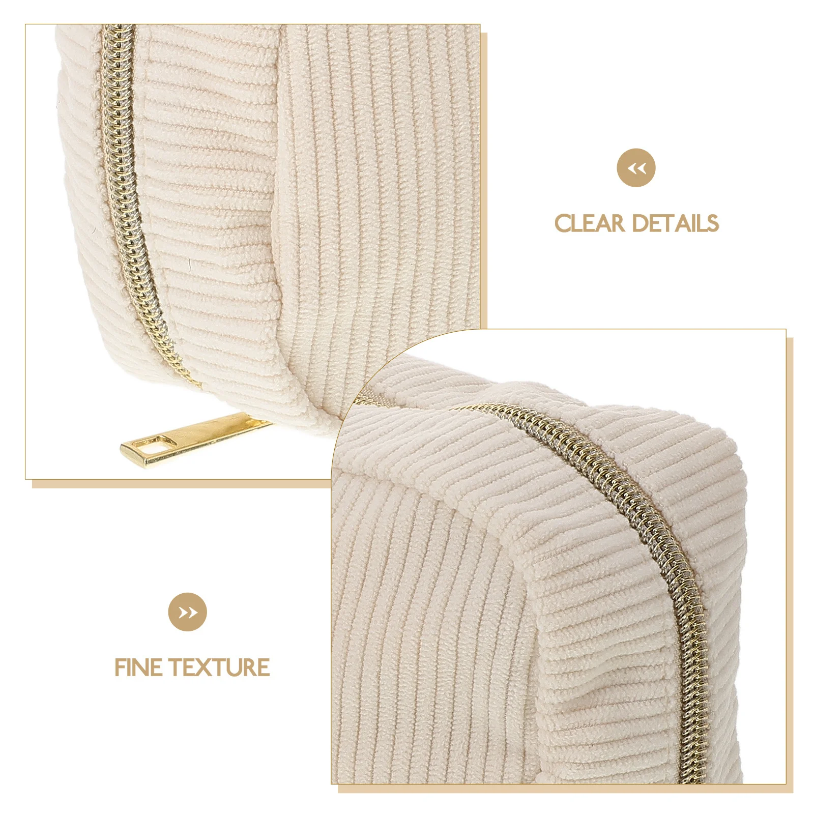 Portable Makeup Bag Large Capacity Travel Toiletry Organizer Pouch Corduroy Material Versatile Storage Case
Portable Makeup Bag Large Capacity Travel Toiletry Organizer Pouch Corduroy Material Versatile Storage Case