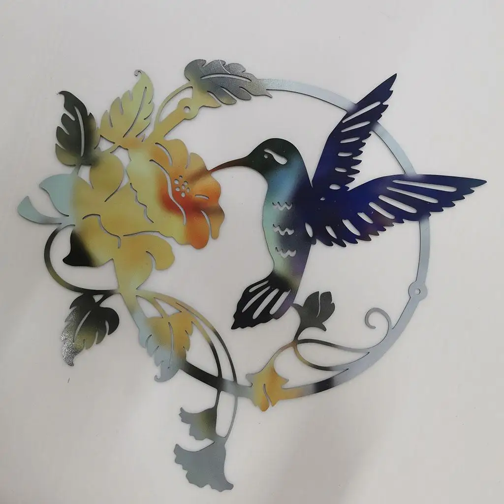 Metal Bird Wall Sculpture Art Hanging Indoor Outdoor Home Decor Light Color
Metal Bird Wall Sculpture Art Hanging Indoor Outdoor Home Decor Light Color