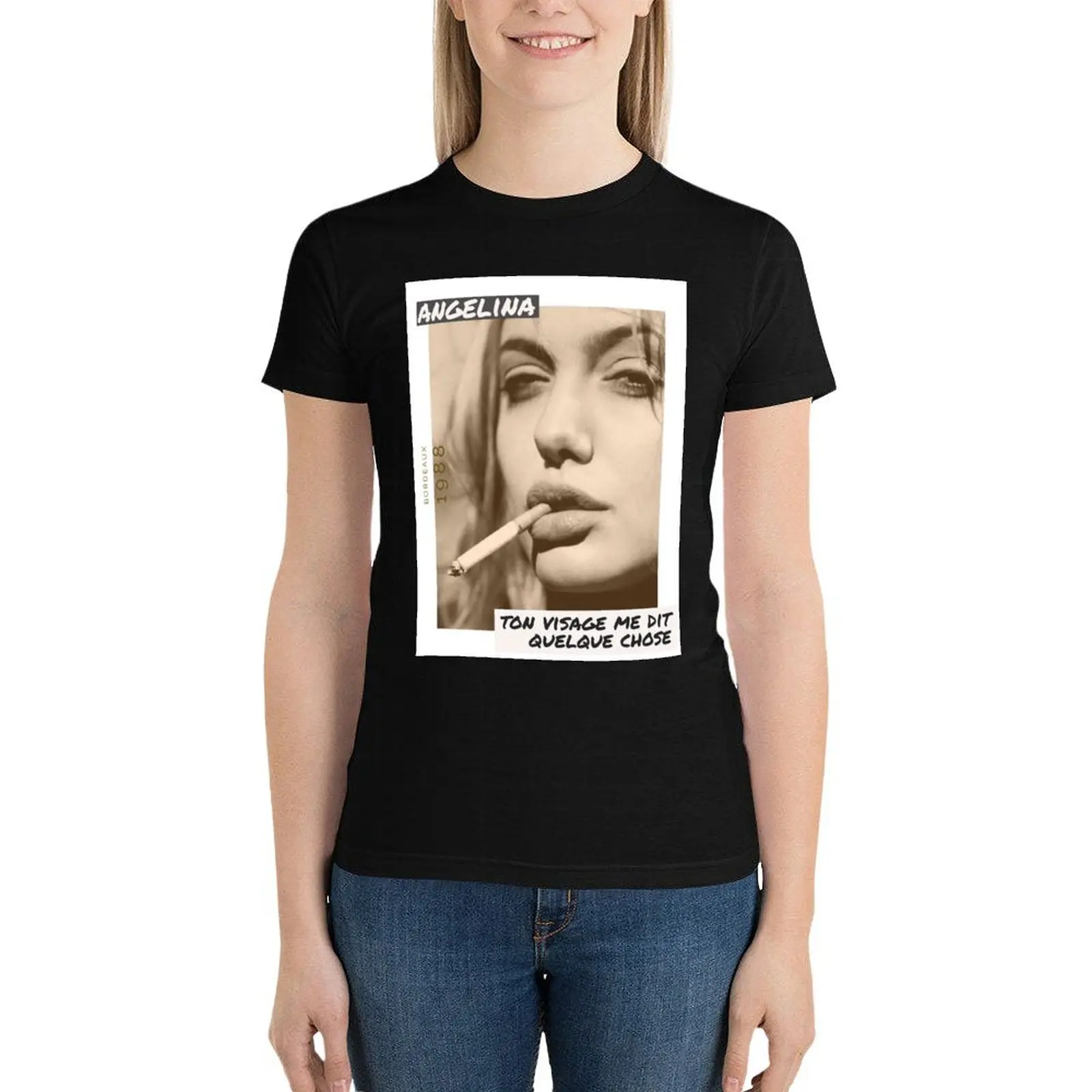 Angelina Jolie T-Shirt Aesthetic clothing aesthetic clothes tees funny Womens graphic t shirts
Angelina Jolie T-Shirt Aesthetic clothing aesthetic clothes tees funny Womens graphic t shirts