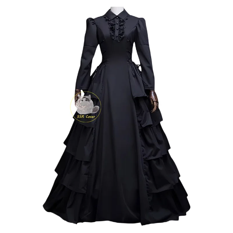 Medieval Victorian Dress Cosplay Mid-Century Queen Princess Dress Halloween Renaissance Gothic Lace Queen Princess Long Dress
Medieval Victorian Dress Cosplay Mid-Century Queen Princess Dress Halloween Renaissance Gothic Lace Queen Princess Long Dress