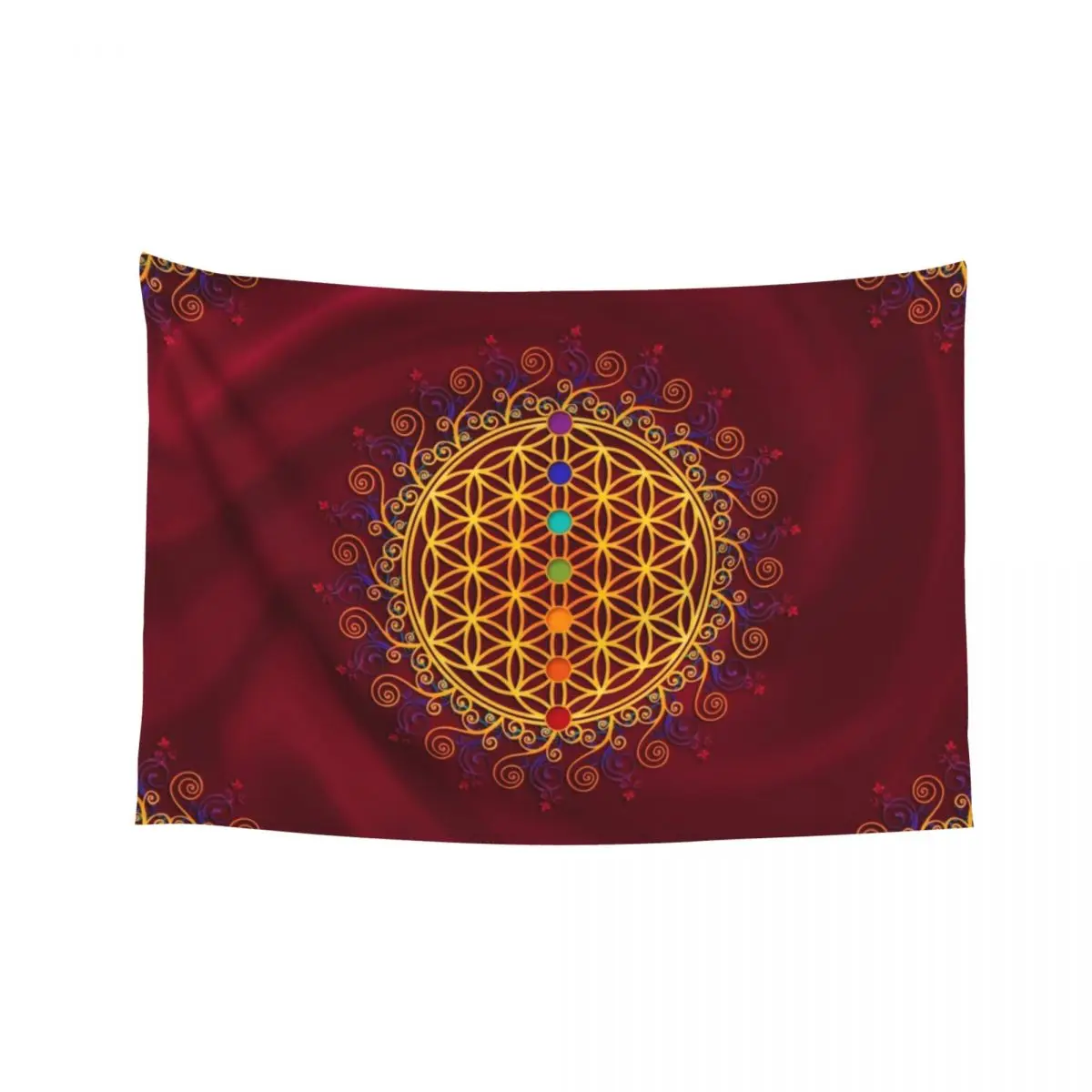 FLOWER OF LIFE, CHAKRAS, SPIRITUALITY, YOGA, ZEN, Tapestry Wall Carpet On The Wall Custom Tapestry
FLOWER OF LIFE, CHAKRAS, SPIRITUALITY, YOGA, ZEN, Tapestry Wall Carpet On The Wall Custom Tapestry