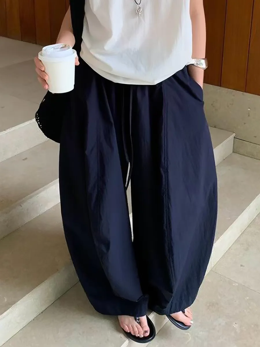 Loose Casual Wide Leg Knife Pants Women's Spring Summer Cotton Linen Loose Hip Concealing Trendy Streetwear Comfortable Trousers
Loose Casual Wide Leg Knife Pants Women's Spring Summer Cotton Linen Loose Hip Concealing Trendy Streetwear Comfortable Trousers