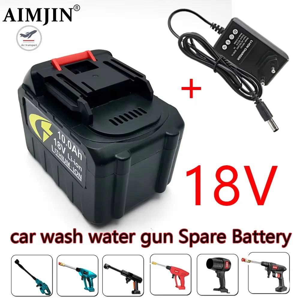 3000mAh/6000mAh/10000mAh Replacement Li-Ion Battery 18V High Pressure Car Wash Water Gun Car Washer Spare Battery(with charger)
3000mAh/6000mAh/10000mAh Replacement Li-Ion Battery 18V High Pressure Car Wash Water Gun Car Washer Spare Battery(with charger)