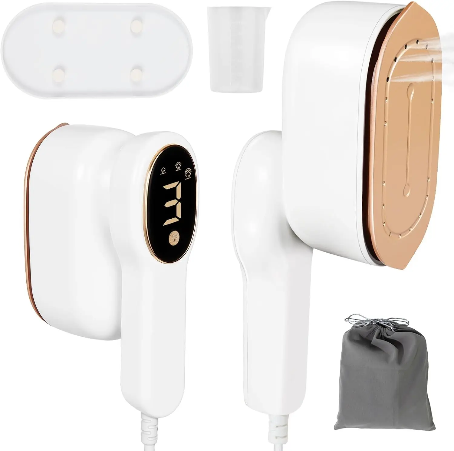 1200W Handheld Travel Steamer with LCD Display, 3 Modes & 5s Fast Heat-Up for Wrinkle-Free Clothes
1200W Handheld Travel Steamer with LCD Display, 3 Modes & 5s Fast Heat-Up for Wrinkle-Free Clothes
