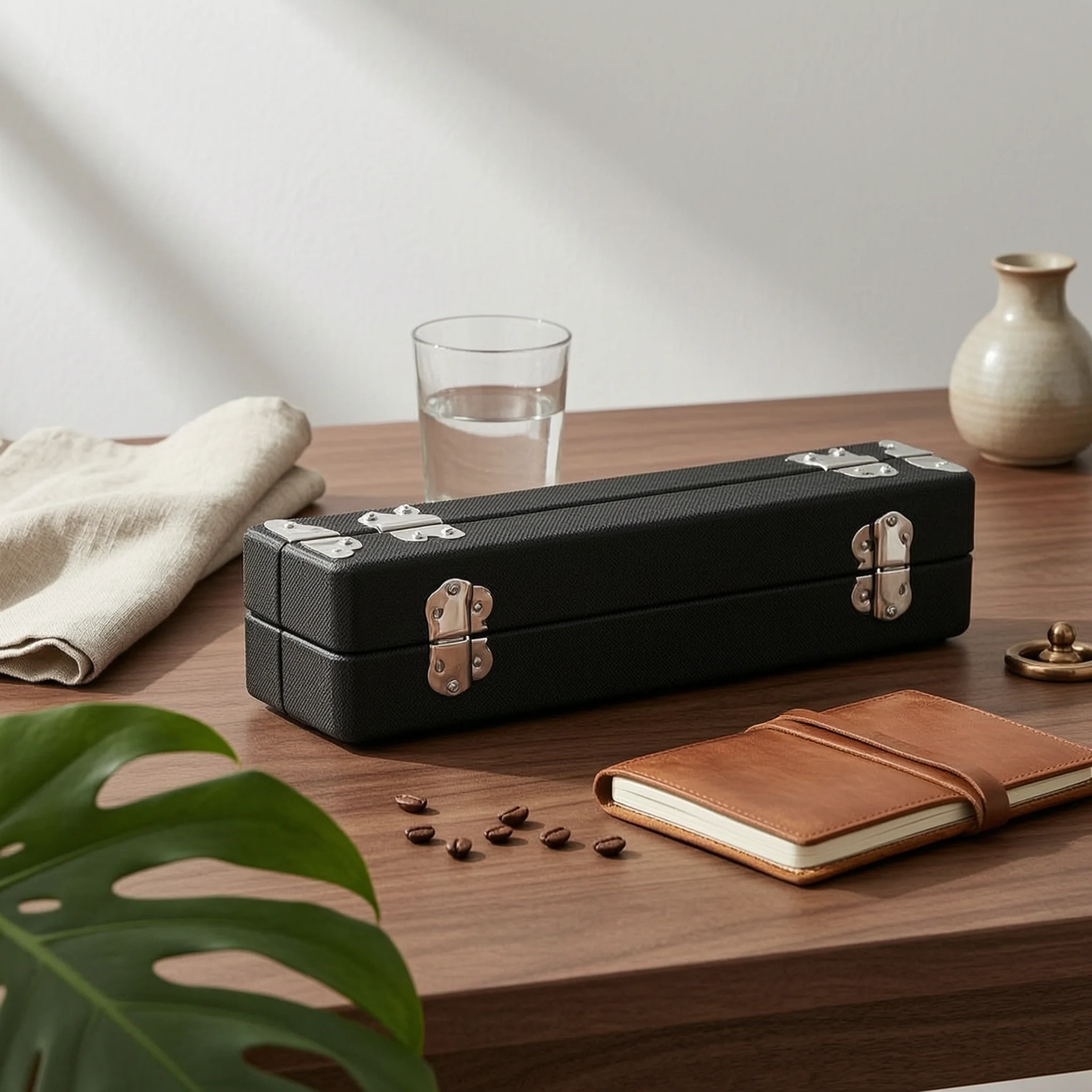 Violin Bow Case Metal Latches Hard-Shell Bow Case Music Storage Black Crossbody
Violin Bow Case Metal Latches Hard-Shell Bow Case Music Storage Black Crossbody