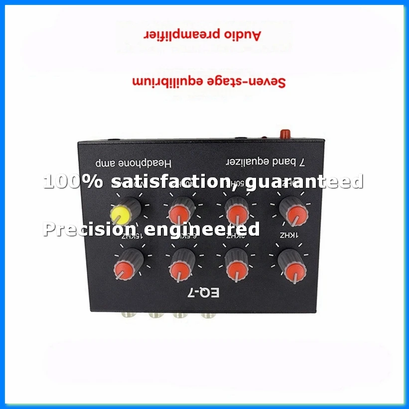 DC5-12V 7 Band Sound Equalizer High Medium Bass Adjustment Digital Equalizer Audio Adjustable Preamplifier for Earbuds-BCBW
DC5-12V 7 Band Sound Equalizer High Medium Bass Adjustment Digital Equalizer Audio Adjustable Preamplifier for Earbuds-BCBW