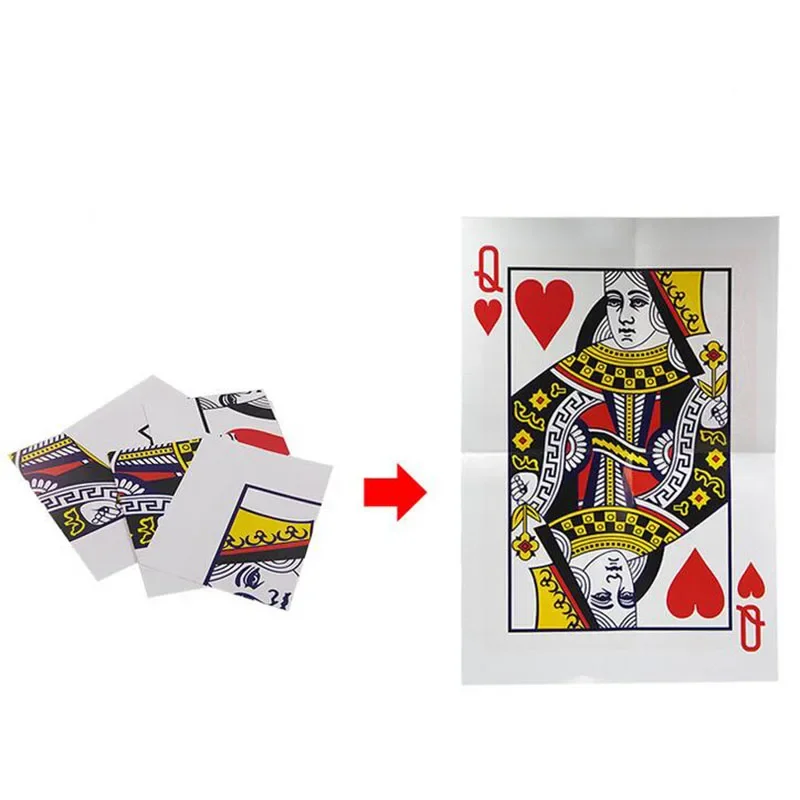 Сломанный q Восстановить Jumbo Poker Восстановите сломанные фокусы Карта фокусника Магия Сценические иллюзии Трюк Легко сделать Забавный
Сломанный q Восстановить Jumbo Poker Восстановите сломанные фокусы Карта фокусника Магия Сценические иллюзии Трюк Легко сделать Забавный