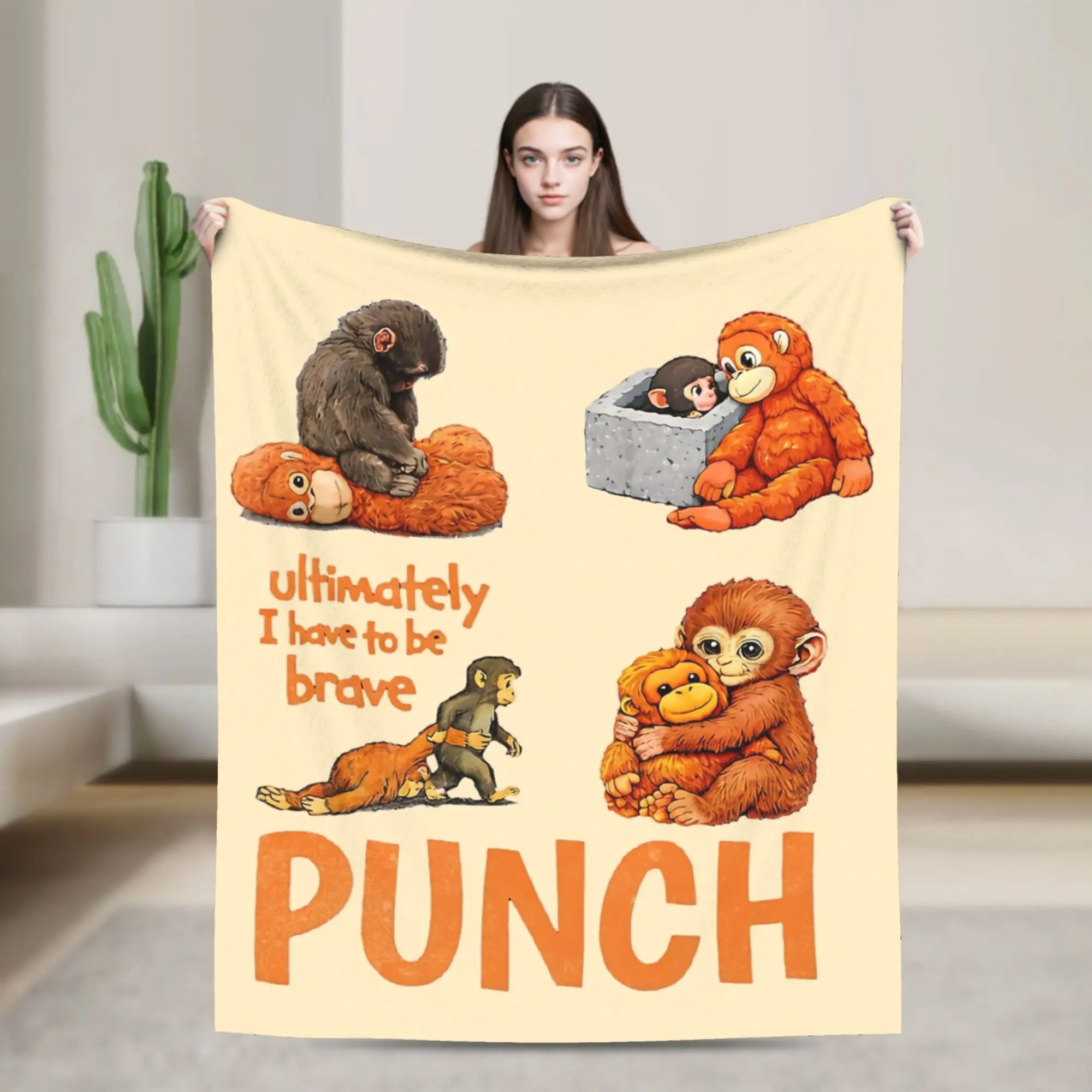 Ultimately I Have to Be Brave Lonely Punch Monkey Blanket Wool Awesome Soft Throw Blanket for Home All Season,
Ultimately I Have to Be Brave Lonely Punch Monkey Blanket Wool Awesome Soft Throw Blanket for Home All Season,
