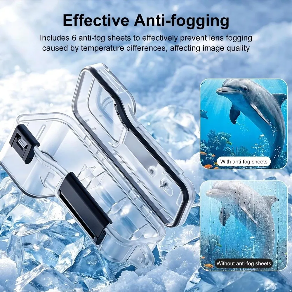 Waterproof Diving Housing Case 50M Underwater Highly Transparent Underwater Case Invisible for DJI Osmo Pocket 4
Waterproof Diving Housing Case 50M Underwater Highly Transparent Underwater Case Invisible for DJI Osmo Pocket 4