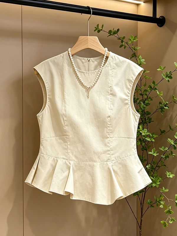 plus Size Fashionable Sleeveless Shirt Women's Design Sensation Slimming Waist Drawstring Summer New Style Top Korean Commute...
plus Size Fashionable Sleeveless Shirt Women's Design Sensation Slimming Waist Drawstring Summer New Style Top Korean Commute...