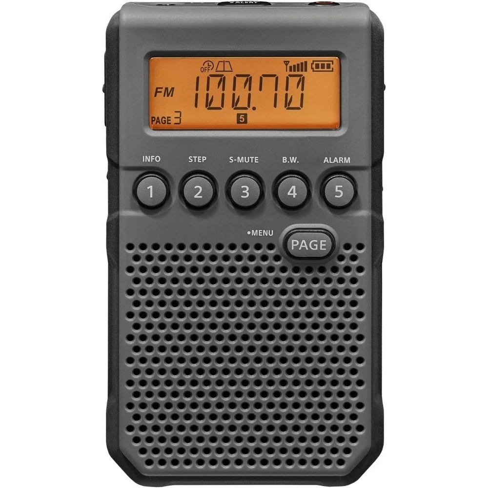AM FM NOAA Weather Alert Portable Radio with Flashlight and SOS Alarm Black
AM FM NOAA Weather Alert Portable Radio with Flashlight and SOS Alarm Black