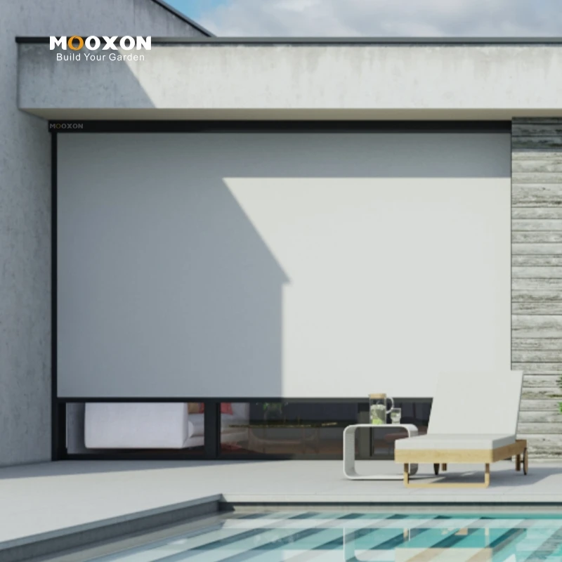 Outdoor Electric Zip Track Blinds Waterproof UV Resistant Rainproof Blackout for Pergola and Terrace
Outdoor Electric Zip Track Blinds Waterproof UV Resistant Rainproof Blackout for Pergola and Terrace