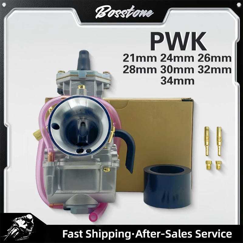 PWK21 24 26 28 30 32 34mm Motorcycle Carburetor With Power Jet for Keihin KOSO 2T 4T ATV Quad Go Kart Dirt Bike Scooter 50-250cc
PWK21 24 26 28 30 32 34mm Motorcycle Carburetor With Power Jet for Keihin KOSO 2T 4T ATV Quad Go Kart Dirt Bike Scooter 50-250cc