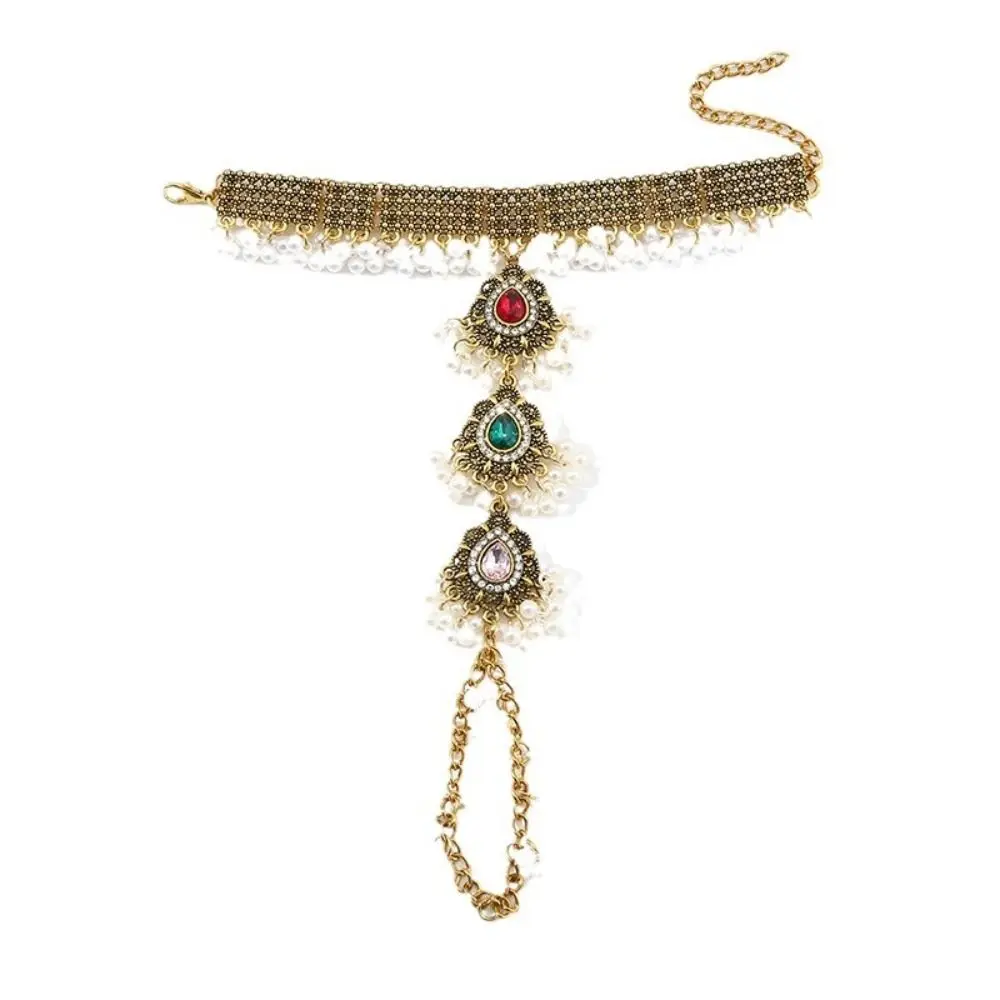 Jewelry Ring Ethnic Style Bracelet Retro Diamond Crystal Hand Chain Colored Golden Irregular Tassels Bangle Couple
Jewelry Ring Ethnic Style Bracelet Retro Diamond Crystal Hand Chain Colored Golden Irregular Tassels Bangle Couple