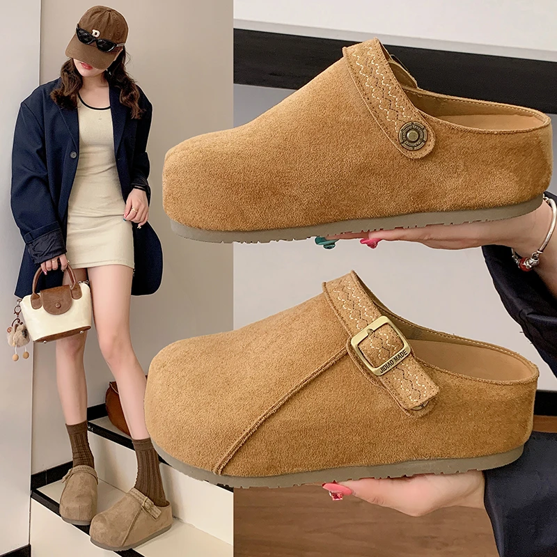 Retro Bocken Shoes Full-coverage High-heel Ladies' Slippers, 2025 New Spring-autumn Slip-on Non-slip and Wear-resistant Slippers
Retro Bocken Shoes Full-coverage High-heel Ladies' Slippers, 2025 New Spring-autumn Slip-on Non-slip and Wear-resistant Slippers
