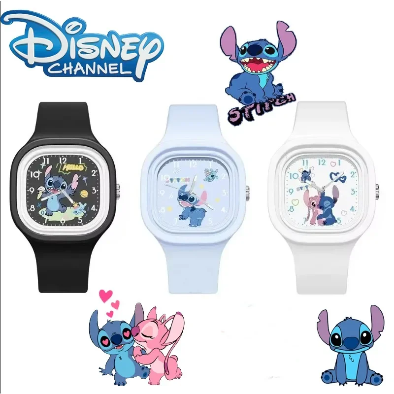 Disney Lilo & Stitch Cartoon Watches Stitch Anime Figures Cute Fashion Silicone Student Sports Watch Children Birthday Gifts
Disney Lilo & Stitch Cartoon Watches Stitch Anime Figures Cute Fashion Silicone Student Sports Watch Children Birthday Gifts