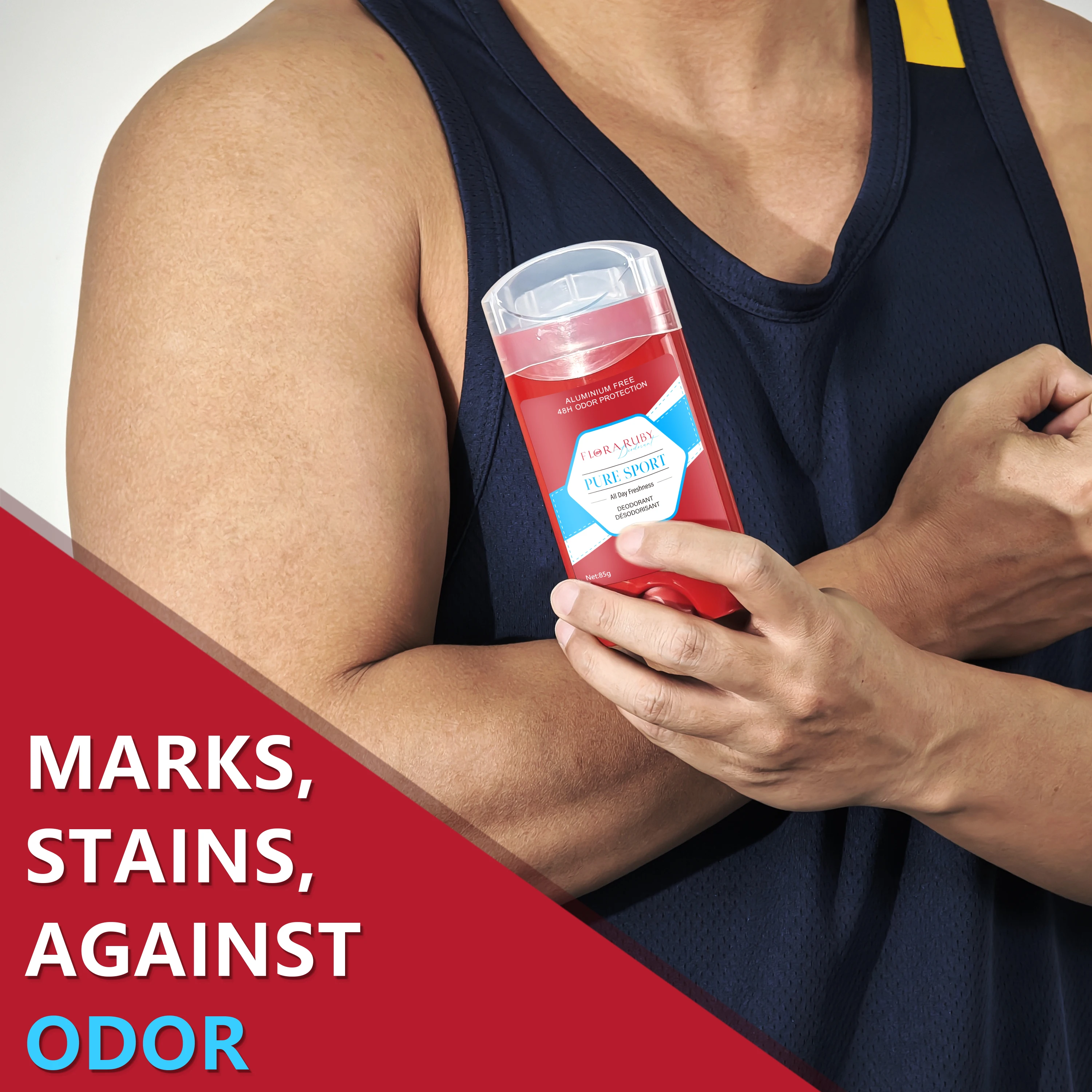 Flora Ruby Underarm Care Stick - Pure Sports Natural Fragrance Balm for Body Odor Control, Daily Personal Hygiene 68g
Flora Ruby Underarm Care Stick - Pure Sports Natural Fragrance Balm for Body Odor Control, Daily Personal Hygiene 68g
