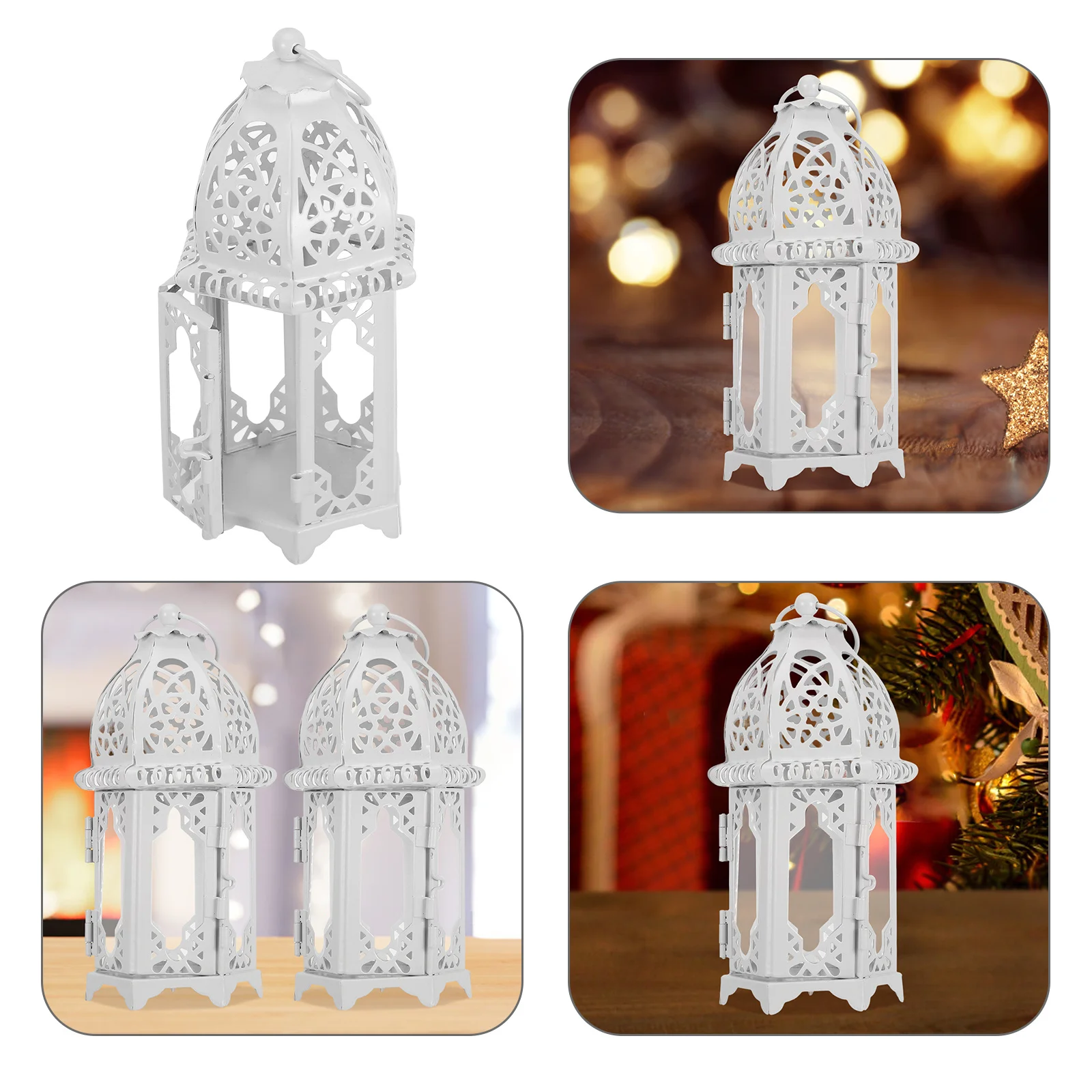 2 Pcs Hanging Tealight Holders Centerpiece Lights Candles Iron Lantern Decoration Storm
2 Pcs Hanging Tealight Holders Centerpiece Lights Candles Iron Lantern Decoration Storm