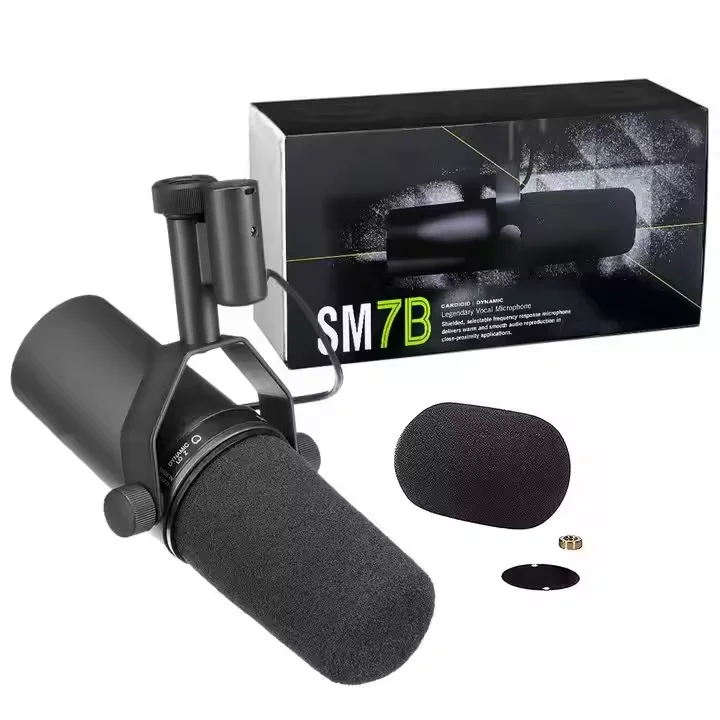 New SM7B Professional Reporter Interview Singing Wired Usb Condenser Recording Wired Condenser Microphone Kit
New SM7B Professional Reporter Interview Singing Wired Usb Condenser Recording Wired Condenser Microphone Kit
