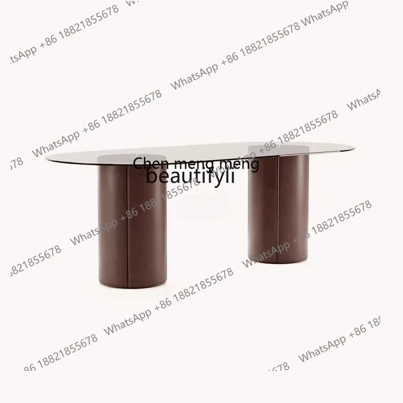 178cqyNordic solid wood rectangular glass dining table French home restaurant dining table negotiation table
178cqyNordic solid wood rectangular glass dining table French home restaurant dining table negotiation table