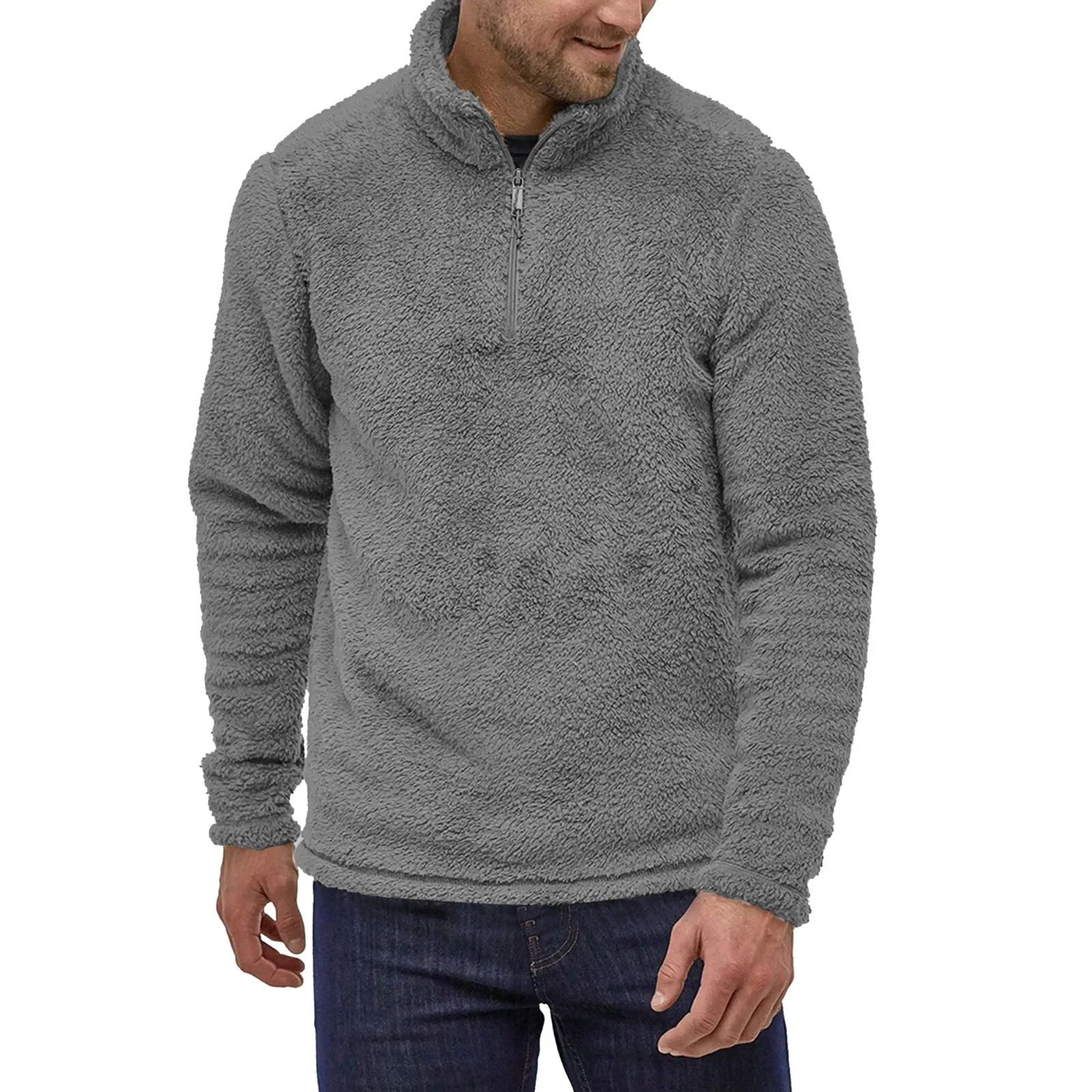 Autumn Winter Men'S Sweatshirt Polo Shirts Lapel Solid Color Knitted Pullover Social Streetwear Casual Business Men Clothing
Autumn Winter Men'S Sweatshirt Polo Shirts Lapel Solid Color Knitted Pullover Social Streetwear Casual Business Men Clothing