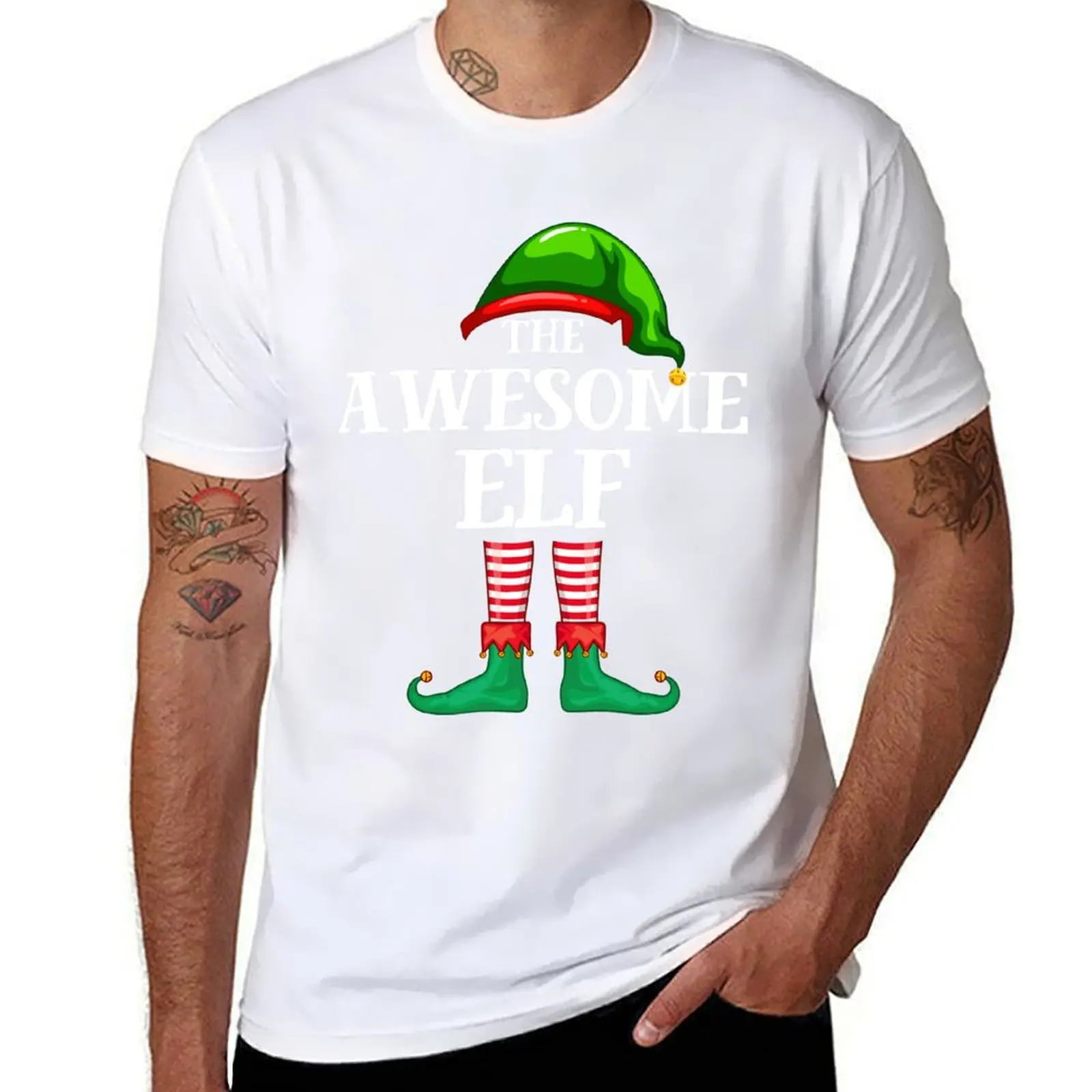 Awesome Elf Matching Family Group Christmas Party Pajama T-Shirt cotton tshirt 100% t shirt man designer T-Shirt
Awesome Elf Matching Family Group Christmas Party Pajama T-Shirt cotton tshirt 100% t shirt man designer T-Shirt