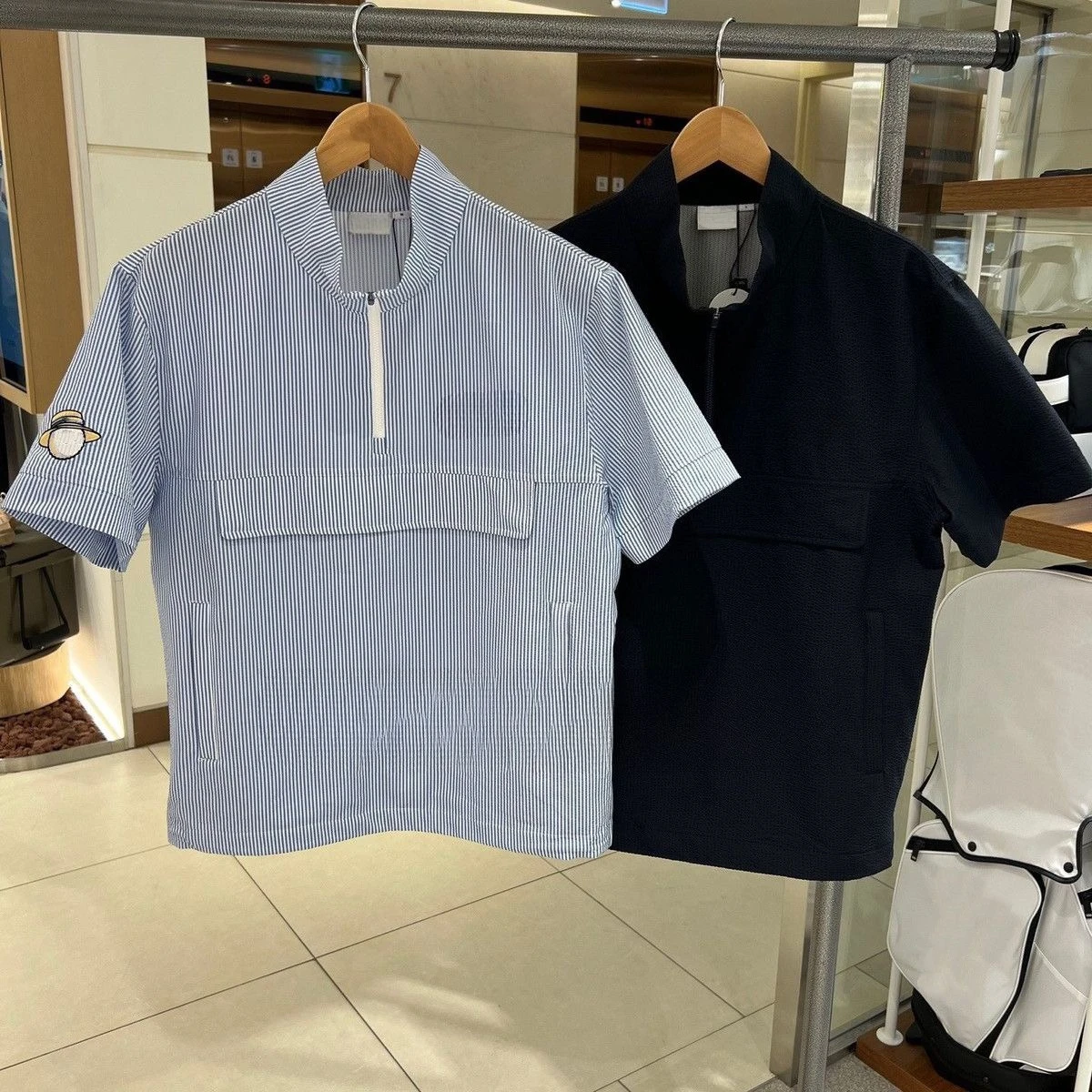 2026 Korean Style Men's Golf Short Sleeve Shirt Summer Half Zipper Sport Top Breathable Casual Golfing Polo Jersey
2026 Korean Style Men's Golf Short Sleeve Shirt Summer Half Zipper Sport Top Breathable Casual Golfing Polo Jersey