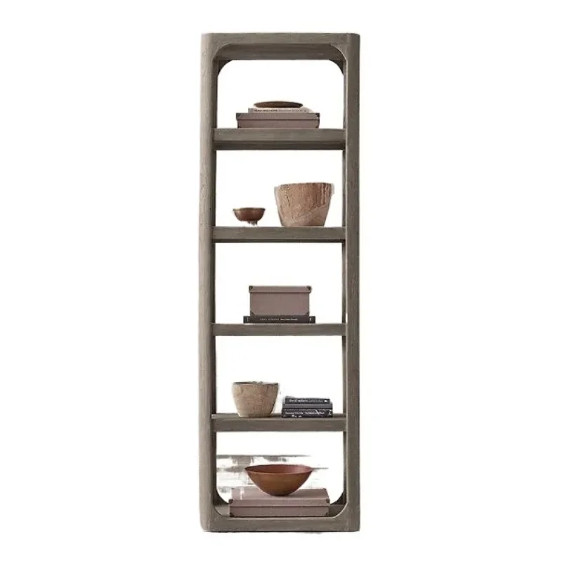American retro floor-to-ceiling shelves, bookshelf cabinets, Nordic living room solid wood display shelves, simple storage 
American retro floor-to-ceiling shelves, bookshelf cabinets, Nordic living room solid wood display shelves, simple storage