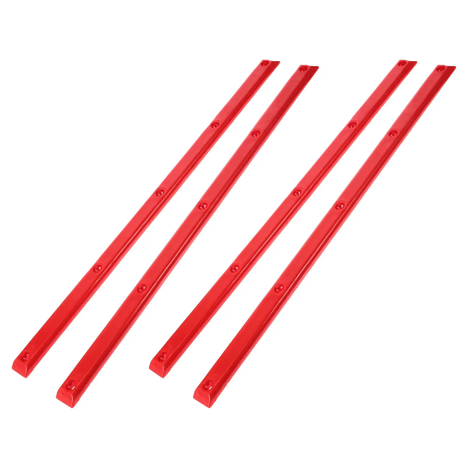 4Pcs Skateboard Deck Rail Protection Rib Bone Plastic Rails Shock Absorption Skateboard Rails for Grinding Accessories Red
4Pcs Skateboard Deck Rail Protection Rib Bone Plastic Rails Shock Absorption Skateboard Rails for Grinding Accessories Red