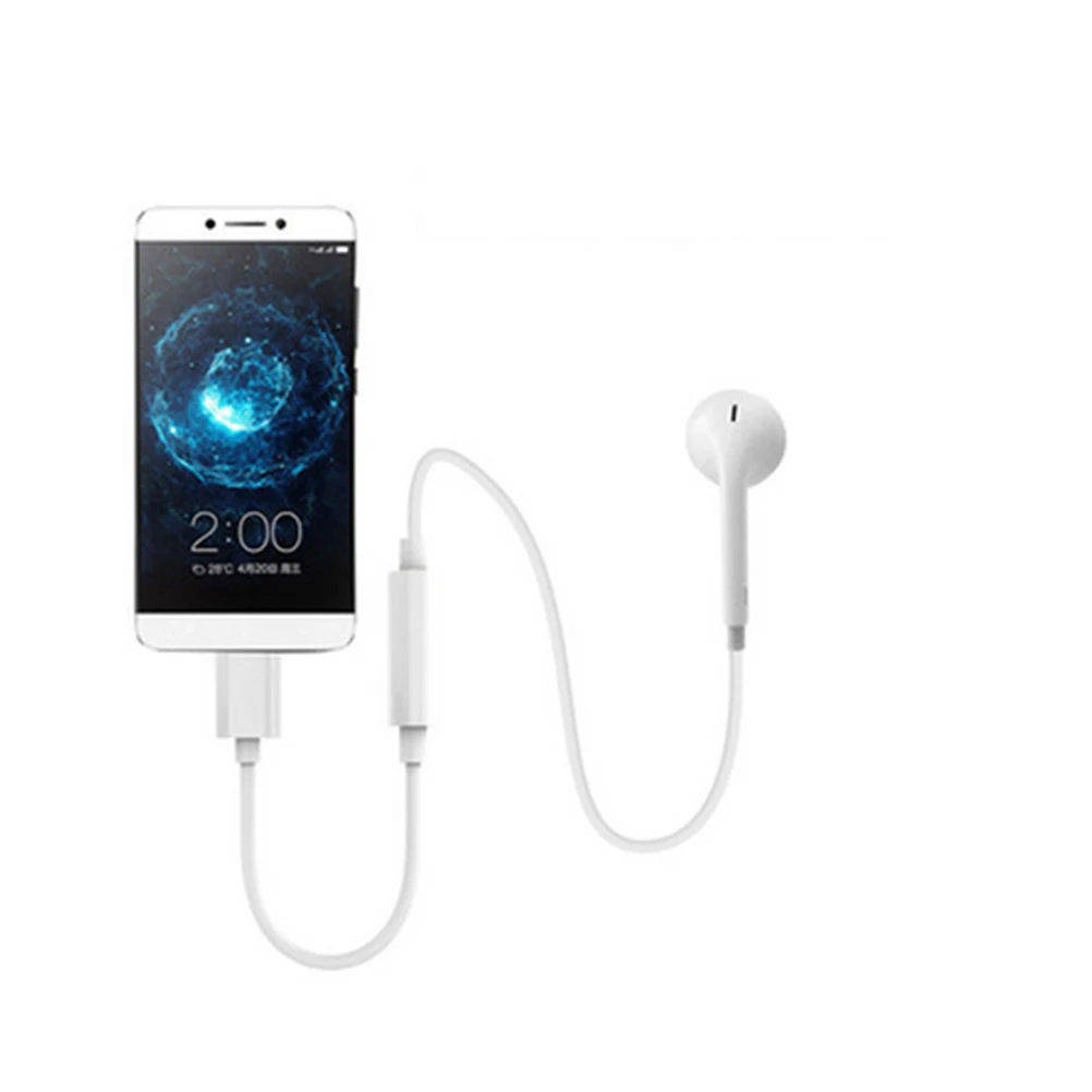 2 Pcs Type-C to Audio Cable USB-C Male 3.5 Female Jack Earphone White 3.5mm Adapter
2 Pcs Type-C to Audio Cable USB-C Male 3.5 Female Jack Earphone White 3.5mm Adapter