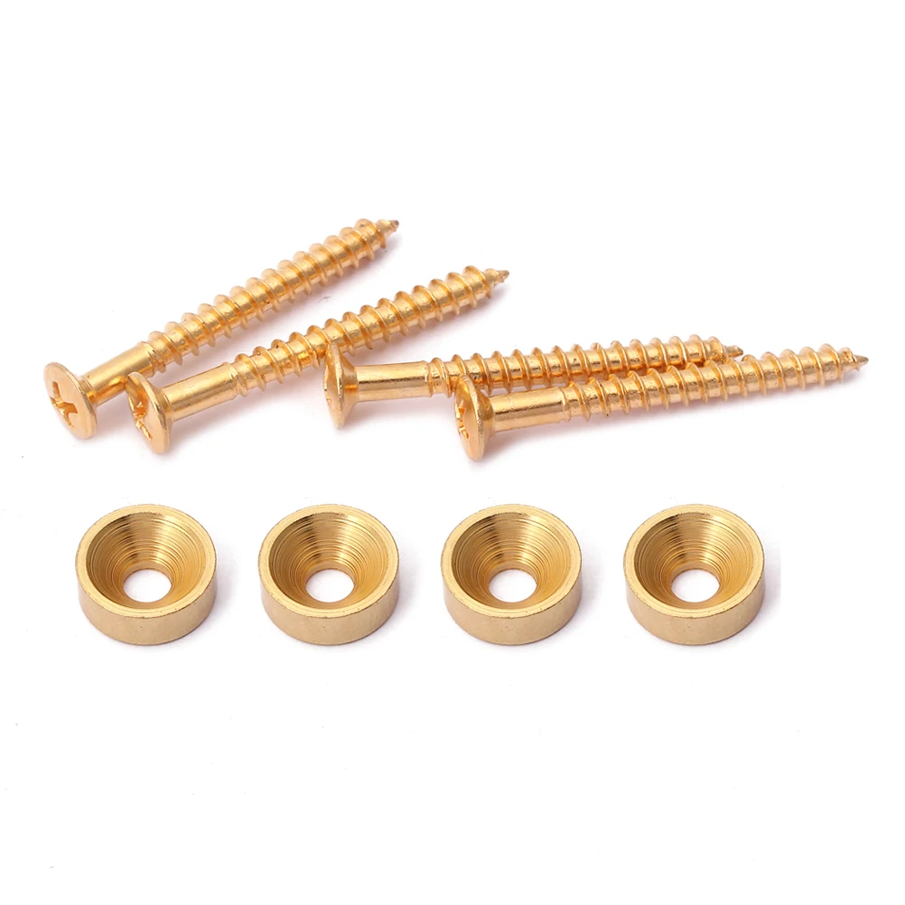 4 Pcs Electric Guitar Parts Pressure Handle Buckle Neck Metal Joint Bushing Bushings
4 Pcs Electric Guitar Parts Pressure Handle Buckle Neck Metal Joint Bushing Bushings