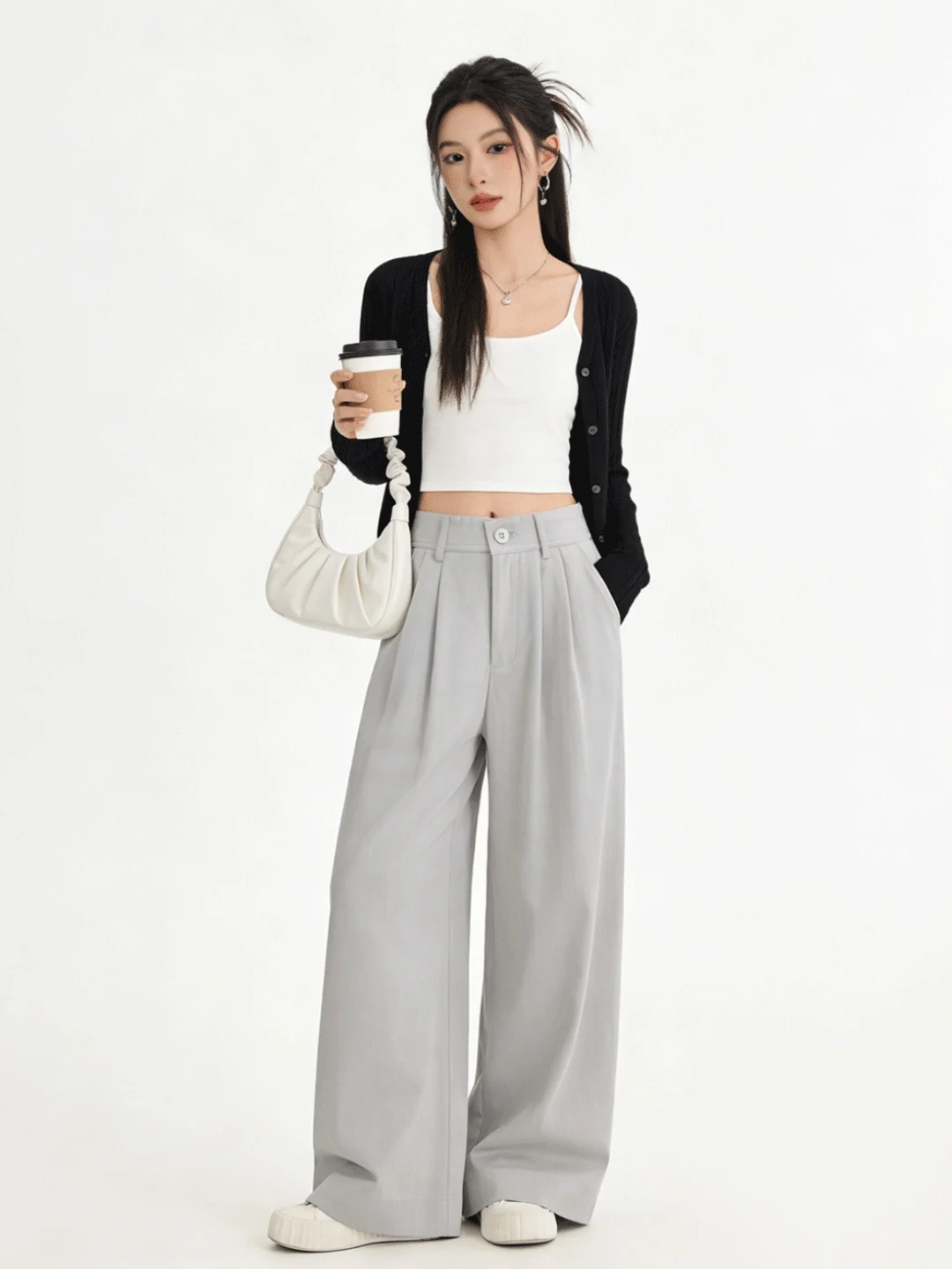 High Waist Straight Leg Casual Loose Women's Pants Commute Sle Korean Wide Leg Nine Points Spring ular Slimming Drape Ca...
High Waist Straight Leg Casual Loose Women's Pants Commute Sle Korean Wide Leg Nine Points Spring ular Slimming Drape Ca...