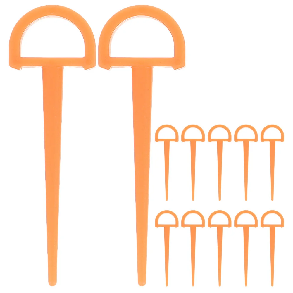 12 Pcs Tent Pegs Beach Canopy Tents Stakes Heavy Duty Plastic Nails Tarp or Sand 
12 Pcs Tent Pegs Beach Canopy Tents Stakes Heavy Duty Plastic Nails Tarp or Sand